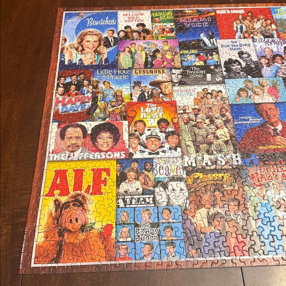 Springbok what’s on TV  Puzzle. 1000 pieces complete complete.  Thicker pieces - Picture 3 of 6